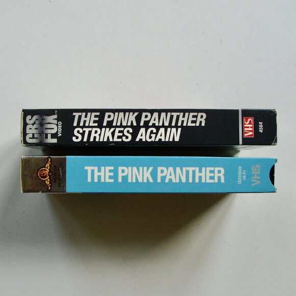 The Pink Panther VHS Tapes The Pink Panther Strikes Again Peter Sellers Vintage - Picture 3 of 8
